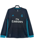 Real Madrid 17/18 II Away Jersey - Long Sleeve Retro Version