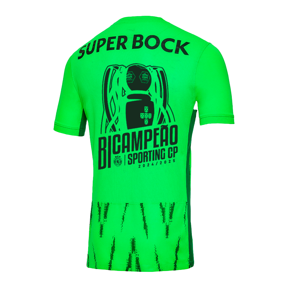 Sporting Verve Shirt Back-to-Back Champions 2024/25 - Exclusive Model! 🦁🏆